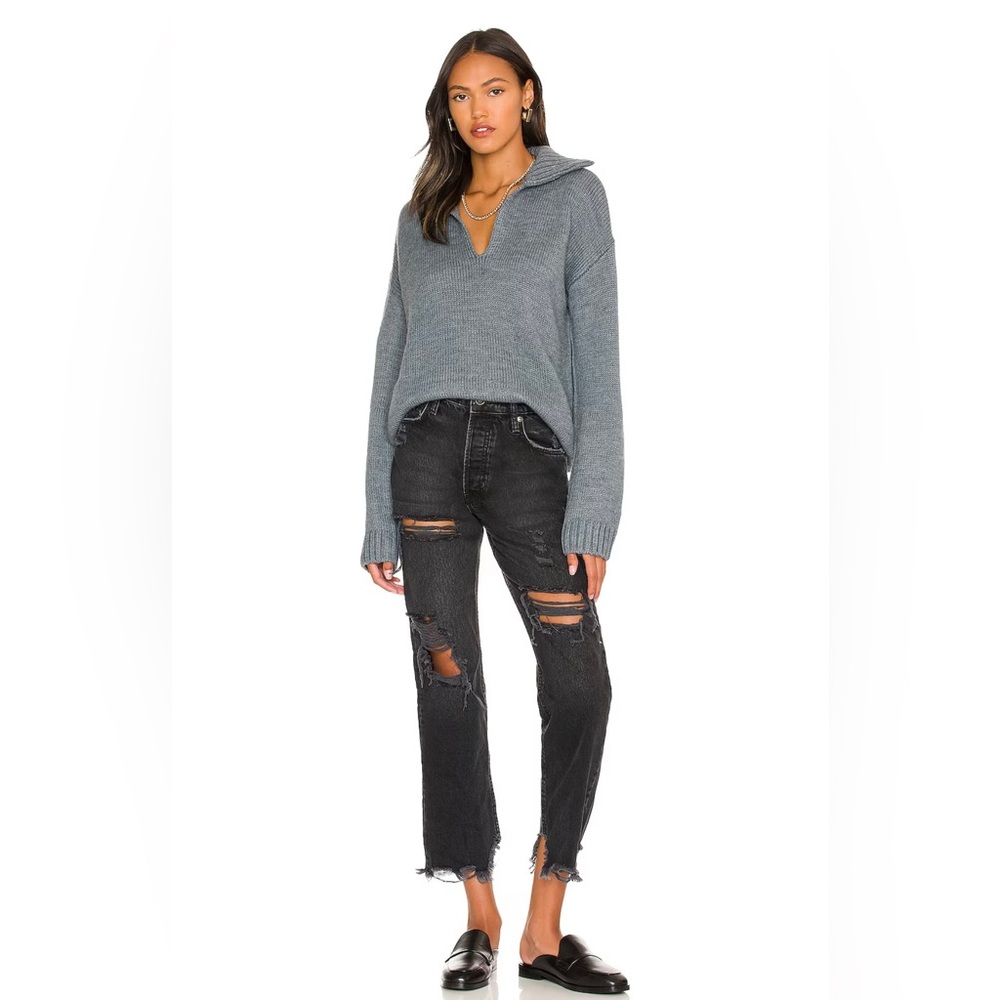 NWOT! We the Free Free People 24 Tapered Boggy Boyfriend in Obsidian, inseam 28”